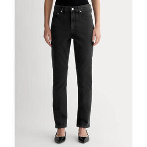 Everlane Original Cheeky Jean, Black Denim
